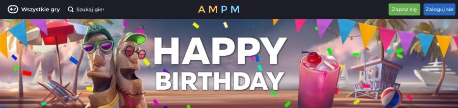 AMPM Casino Birthday Bonus