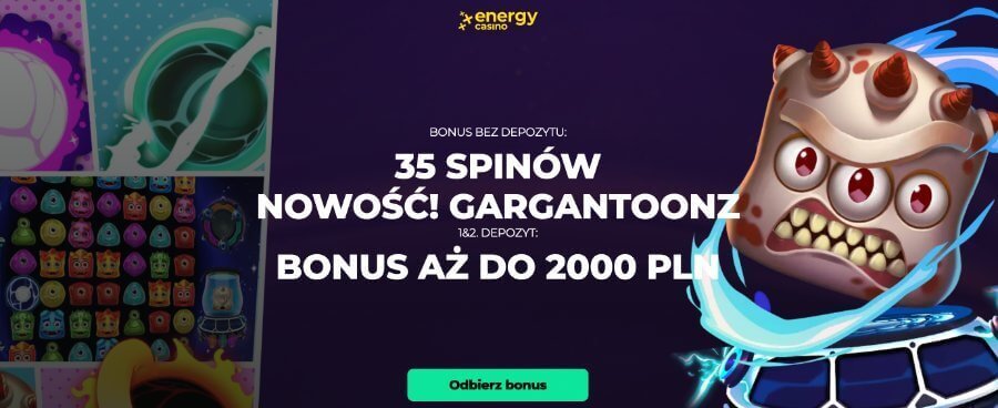35 Free Spins No Deposit at Energy Casino.