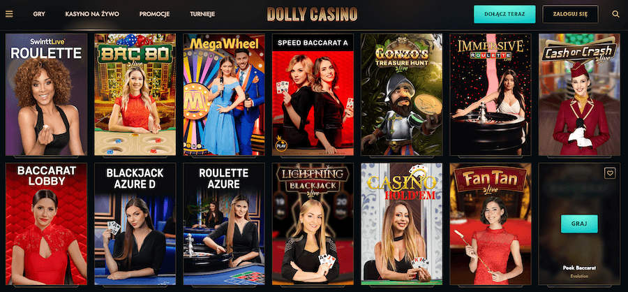 Dolly Casino Live Games