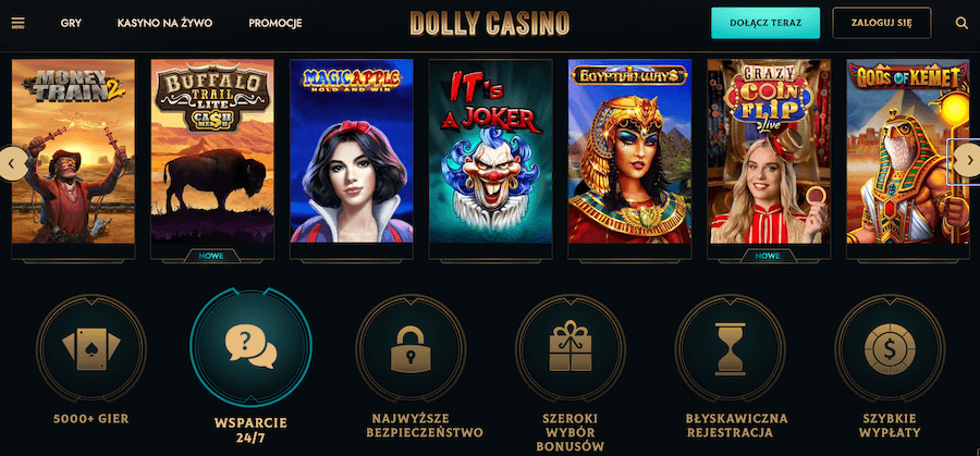 Dolly Casino Home Page