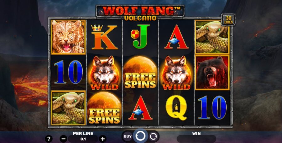 Wolf Fang Volcano Game at LightCasino