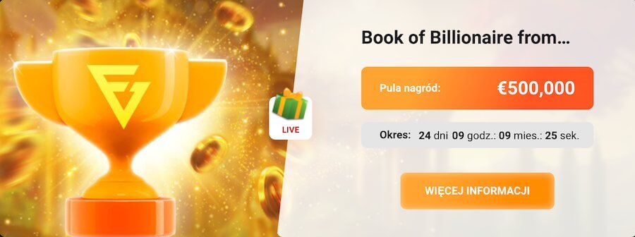 Book of Billionaire tournament at GGBet.