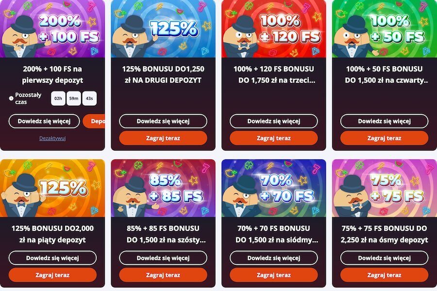Mr.Bet Welcome Bonus.